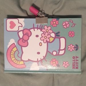 Mini hello kitty journal with lock